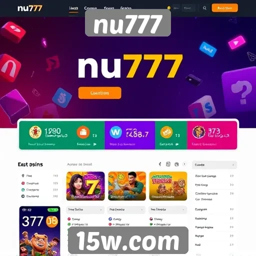 A análise da interface do site nu777